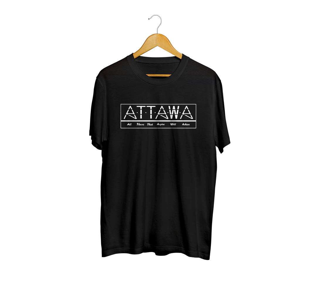 ATTAWA BOX LOGO | T-Shirt - BLACK