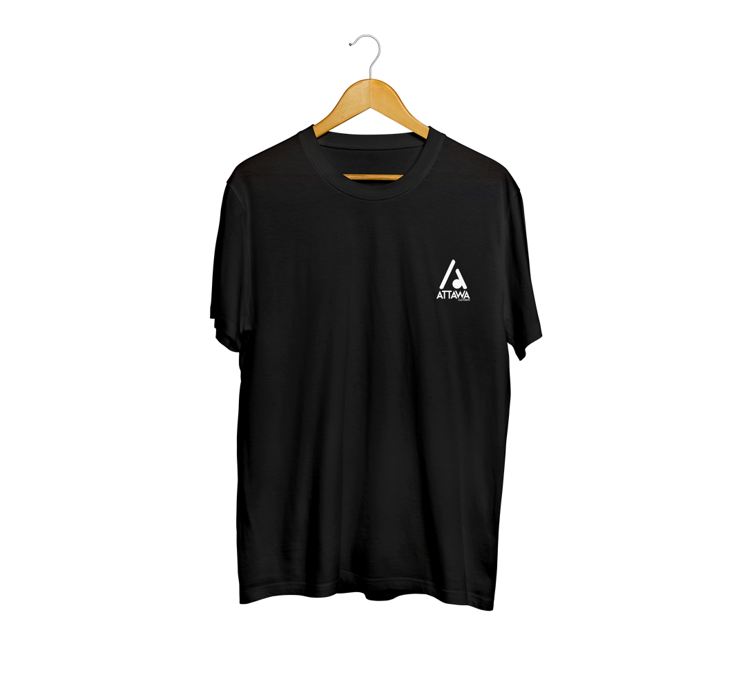 ATTAWA LOGO ESSENTIAL | T-Shirt - BLACK