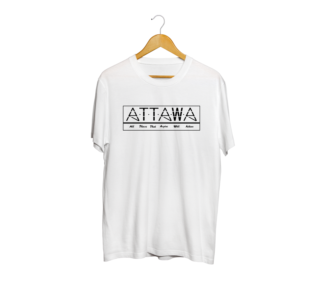 ATTAWA BOX LOGO | T-Shirt – WHITE